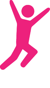 cardio trampoline fitness icon