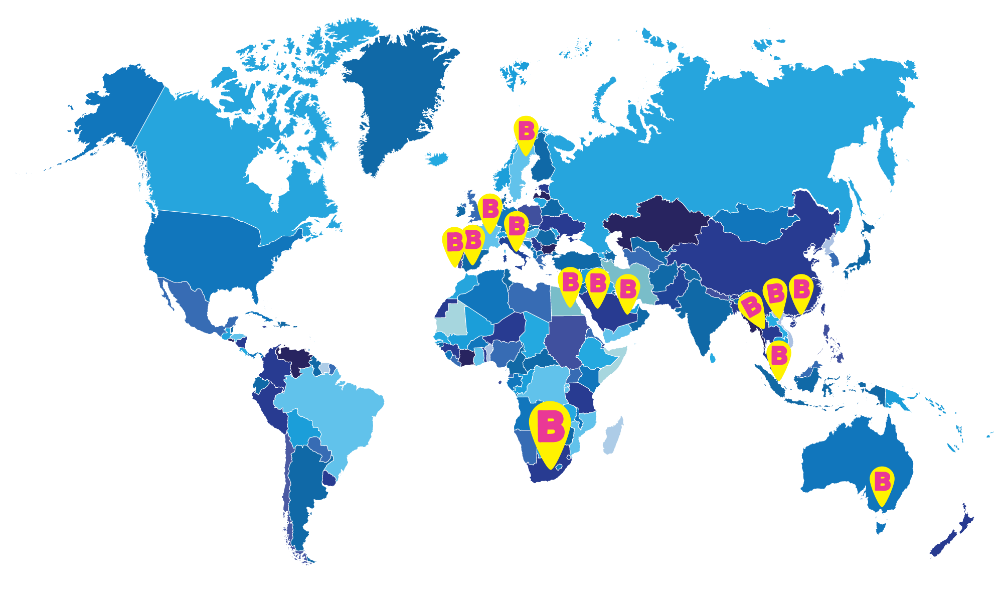 Locations Find Your Nearest BOUNCE BOUNCE South Africa