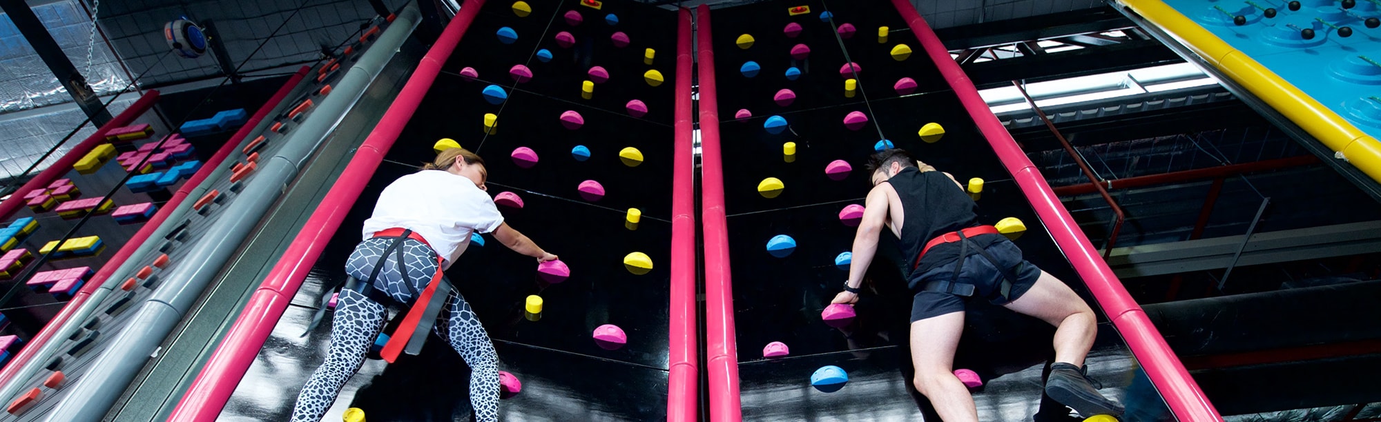 Clip 'n Climb Area Acitivities BOUNCE South Africa